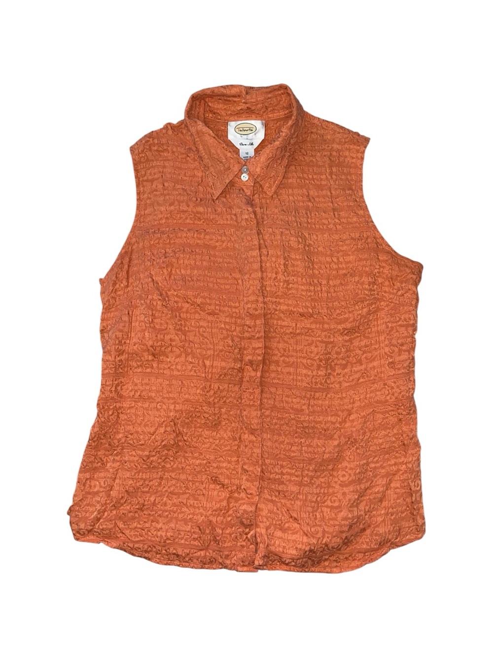 Talbots Pure Silk Sleeveless Blouse
